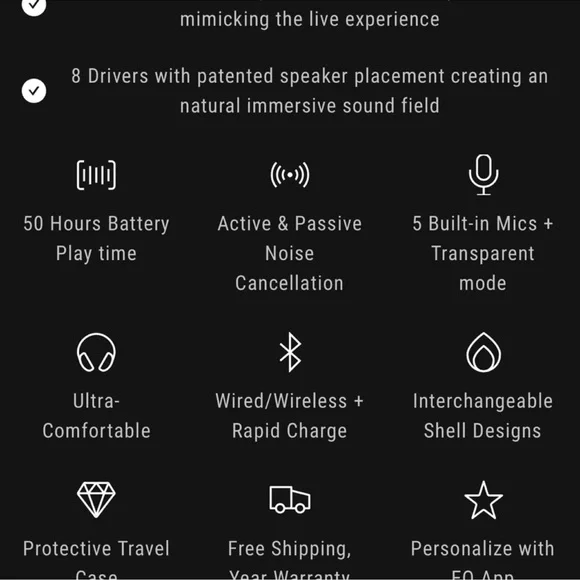 Heavys Black Over-Ear Headphones - Picture 6 of 9